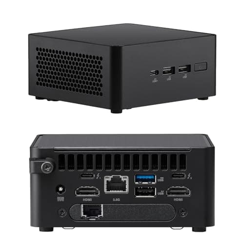 NUC 14 Pro NUC14RVHi3 Dual LAN Mini Desktop Computer/Mini PC/HTPC 14th Gen. Intel Core 3 100U,Intel Graphics (8GB DDR5+512GB SSD)
