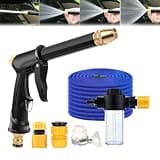 Multifunctional Car Wash Tool, Powerful High-Pressure Home Car Wash & Garden Sprayer, Heavy Duty Adjustable Twist Hose Nozzle, Car Washing Water Gun Set for Car Washing Patio Irrigation (Set 3)
