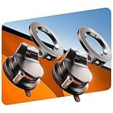 LISEN 2 Pack for Magsafe Car Mount, Magnetic Phone Holder for Car, Strong Magnetic Car Phone Holder, 89 LBS Suction Cup Phone Mount, Phone Holder for Car Mount for iPhone, Gifts for iPhone 17 16 15