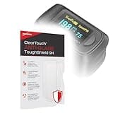 BoxWave Screen Protector Compatible With HealthTree JKS50B Fingertip Pulse Oximeter (2.5 in) - ClearTouch Anti-Glare ToughShield 9H (2-Pack), Anti-Glare 9H Tough Flexible Film Screen Protector