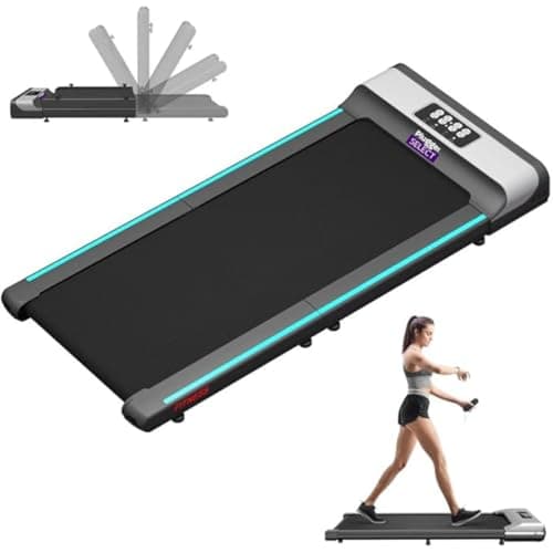 Electric Treadmill Portable Folding Ergometric Fitness Running Hiking Home Office Pluggei Select (220v)