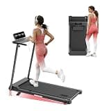 KASSADIN Portable Treadmills for Home Small, Walking Pad with Handle Bar