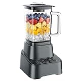 NEWBULIG 6.8 Cup Professional Blender for Smoothies, Full-Size Kitchen Blender with 850 Peak Watts & 54oz Large Glass Pitcher, 4 Speeds with Pulse for Ice Crushing Frozen Fruits, Dishwasher Safe