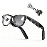 EarlySincere 4K AI Smart Glasses with Photochromic Lenses, Integrated ChatGPT AI Model, Real-Time Translation, HD Video Recording, Long Battery Life, Bluetooth 5.4 Wireless