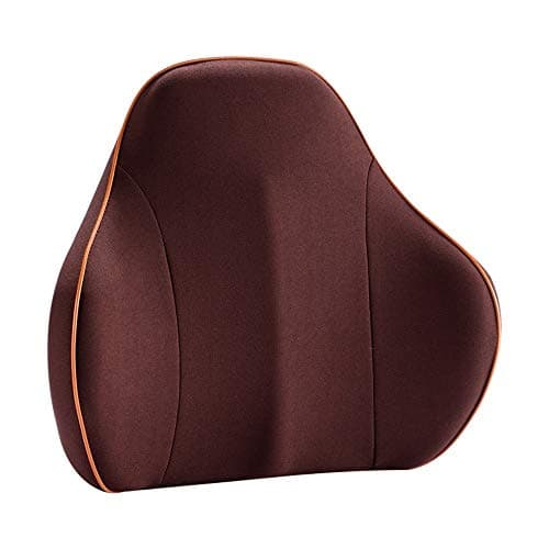 CVEUE CA Car Lumbar Pillow Lumbar Support Pillow Memory Pillow Back Car Lumbar Pillow Lumbar pillowLumbar Support (Color : Brown, Size : 364315cm)