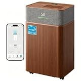 Tehanld 50 Pint Dehumidifier for Basement with Drain Hose, Large Compressor Dehumidifiers for Home or Garage, Smart Humidity Control, 24H Timer & Child Lock, Brown