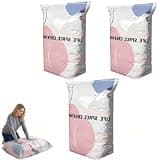 Vedaeyer storage bags, No-Pump Press & Seal - Reusable Space Saver for Clothes, Comforters, Blankets, Bedding, Travel & Home (39.4 × 31.5 × 11.8 in)