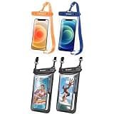 Rynapac 4 Pack IPX8 Waterproof Phone Pouch - [Up to 8.5"] with Lanyard for iPhone 17 16 15 Pro Max