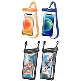 Rynapac 4 Pack IPX8 Waterproof Phone Pouch - [Up to 8.5"] with Lanyard for iPhone 17 16 15 Pro Max