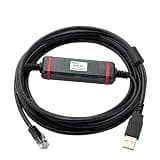 DXLBYJZKC 1pcs USB-KV+ Suitable for KV Series PLC Data Programming Cable Download line RJ45(FTDI Type)