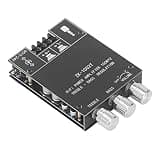 Headerbs Audio Amplifier Board PCB Bluetooth Amplifier TPA3116D2 DC12 to 24V Stereo Receiver Board with Bass Treble AUX Input for Home Theater Car Speaker DIY