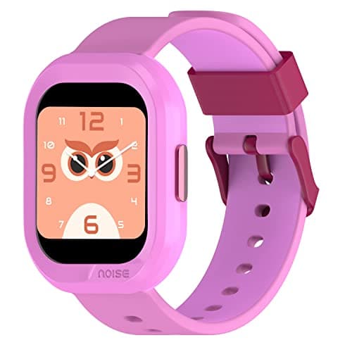 Noise Champ 2 Kids Smart Watch with Habit Building (Hand Wash, Brushing, etc.), IP68 Waterproof, Activity Tracker, Built-in Games, School Mode, NoiseFit Sync App for Boys and Girls (Kitty