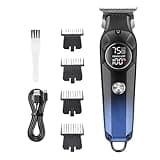 DAXXIN Hair Clippers, Electric Clippers Man Professional 0mm Barber Rechargeable Haircut Machine Cordless Hair Trimmer(OneColor)
