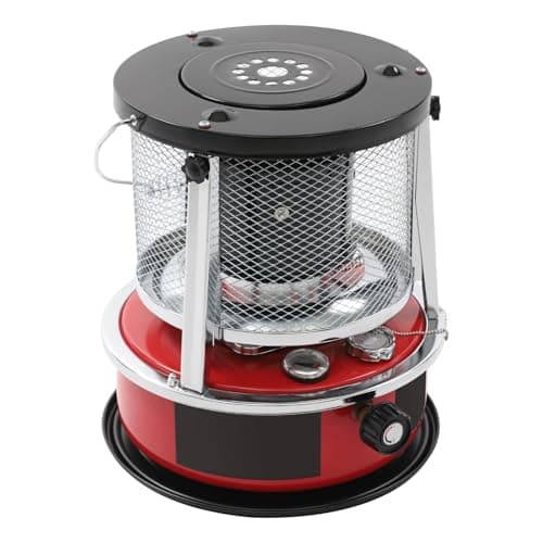 Portable Kerosene Heater & Stove 8000 BTU Outdoor Camping Portable Camp Tent Heater for Camping, Hunting, Cooking, Home, Garage Adjustable Height & Flame