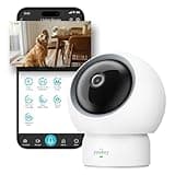 youkey 2.5K Indoor Pet Security Camera, Two-Way Audio Chat to Your Pets, AI Pet/Human Detection, 360° AI Human Tracking, Privacy Mode, No Monthly Fees, Night Vision, WiFi 6（2.4GHz & 5GHz）