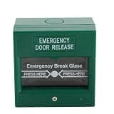 AKLOSIPY Emergency Door Release Glass Break Alarm , Alarm for Exit Door & Emergency , Fireproof Material, NONCCOM Output, 5A@48V , /Red Optional