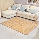 Electric Heated Floor Mat, Heated Carpet with Adjustable Temperature 12 Hour Timer, Indoor Graphene Floor Heating Mat Foot Warmer(B,80 * 200cm/31.4 * 78.7in)