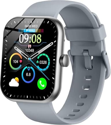 Smart Watch (Answer/Make Call), 2026 New Smartwatch for Men/Women, 1.96" Fitness Watch with 112 Sport Mode/Pedometer/Calories/Sleep/Heart Rate Monitor, IP68 Waterproof Fitness Tracker for Android iOS