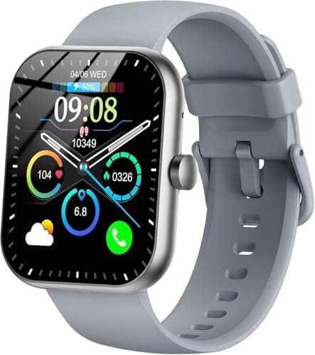 Smart Watch (Answer/Make Call), 2026 New Smartwatch for Men/Women, 1.96" Fitness Watch with 112 Sport Mode/Pedometer/Calories/Sleep/Heart Rate Monitor, IP68 Waterproof Fitness Tracker for Android iOS