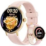 Smart Watch for Women,1.57" Touch Screen Smartwatch for iPhone& Samsung& Android,Answer/Make Call,Fitness Tracker with Heart Rate/SpO2/Sleep Monitor,IP68 Waterproof,110+ Sports Mode,2 Bands