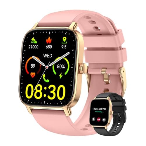 Smart Watch for Women Men Fitness: Make Answer Call Digital Mens Watches Waterproof Running Smartwatch for Android Phone iPhone Samsung Compatible Heart Rate Monitor SpO2 Pedometer Step Tracker