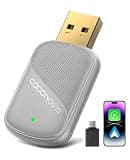 Mini Wireless CarPlay Adapter for Apple iPhone - Wired to Wireless Converter, 5GHz WiFi Zero-Lag Dongle, Stable Auto-Connect, Gold-Plated USB-A/C for All Wired CarPlay Cars 2016+, Plug & Play