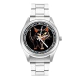 NTVOWPZO Three-Hand Analog Stainless Steel Watches for Men Easy Reader