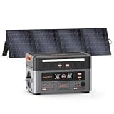 OSCAL 3600W Portable Power Station with 200W Solar Panels, PowerMax 3600PE 2016Wh Solar Generator, 1500W AC/ 1600W Solar Fase Charging, LiFePO4 Battery for Home Backup, RV, Emergencies