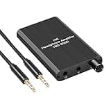 RuiPuo Portable Headphone Amplifier, 3.5mm Stereo Audio in/Out Support Volume Control with GAIN Switch for Switch/PS4/PS5/Mobile Phone/PC/MP3/MP4 /HD 650 Headphones ect.