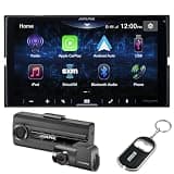 Alpine ILX-W770 6.75" Shallow-Chassis Digital Multimedia Receiver with DVR-C310R Dash Camera