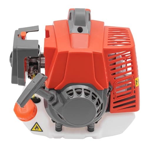 SOKDNHF 63.3cc 2 Stroke Gas Engine, Single-Cylinder Air-Cooled Gasoline Engine, Small Portable Petrol Engine for Providing Power to Agricultural Lawn Mowers and Water Pumps