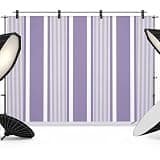 Purple Stripe Backdrop 8x6ft Boho Striped Modern Minimalist Geometric Lines Photography Backdrop Photoshoot Background Tapestry Banner for Birthday Baby Shower Decor Party Video Photo Studio Props