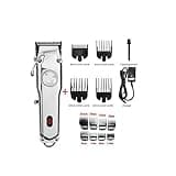 All-Metal Barber Hair Clipper Professional Electric Trimmer Men Cordless Cutter Machine Cut Magic Rechargeable