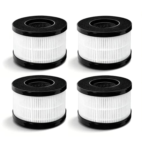 4 Pcs AP01 Replacement Filter Compatible with Himox AP01(H01) Air Purifier, 3-Stage Filtration with Activated Carbon Layer