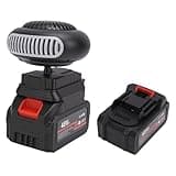 Xiuganpo Portable Space Heater, Battery Powered 172W Heater with 2 USB Ports, Anti Tip Design, for Car Home and Outdoor Camping Use