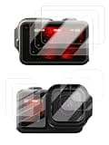 ZBAGUG 3 sets Screen Protector for GoPro Mission 1 PRO & GoPro Mission 1 Action Camera, 9H Tempered Glass, Drop-Proof, Scratch-Proof, Bubble-Free.