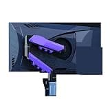 Display Stand Pneumatic Hovering, Lifting and Rotating(Dark Night Purple Single Screen)