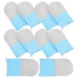 FOYTOKI Gaming Finger Sleeves with Comfortable Fit 20pcs for Touchscreen Devices, Breathable Cloth Thumb Covers Mobile Game Accessory for Smooth Operation and Sweat Protection