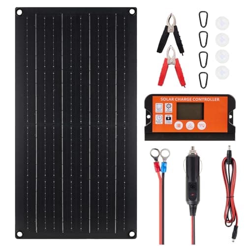 20W Solar Car Battery Device Set Efficiency Smart Charging Permanent for Automobile Battery Care Permanent Photovoltaic Panel