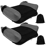 2PCS Inflatable Booster Seat, Quick Inflate & Portable Travel Booster Seat with Storage Bag, Comfort Backless Car Cushion, Backless