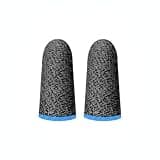 Gaming Finger Sleeves, Polyester Touchscreen Covers for Smooth Control, Mobile Phone and Tablet Accessory (1 Pair)
