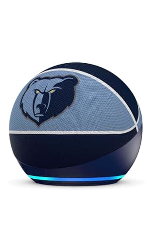 Amazon Echo Dot (newest model) | Officially Licensed NBA Limited-Edition | Memphis Grizzlies
