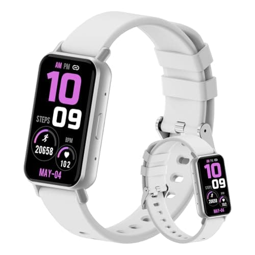 PEJE Fitness Tracker, Smart Watch for Men and Women(Answer/Make Calls), 1.45” HD Display & IP68 Waterproof,120+ Sport Modes with SpO2/Heart Rate/Sleep Monitor,Smartwatch Compatible Android iOS(Silver)