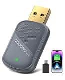 Mini Wireless CarPlay Adapter for Apple iPhone - Wired to Wireless Converter, 5GHz WiFi Zero-Lag Dongle, Stable Auto-Connect, Gold-Plated USB-A/C for All Wired CarPlay Cars 2016+, Plug & Play