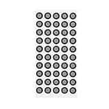 15 Sheets Reflective Marking Points Scanning Reflection Markers for 3D Scanner 6mm Liquid Marker/dots Reference Ink for Complex Details(Inner 3 Outer 6)