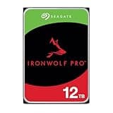Seagate IronWolf Pro, 12 TB, Enterprise NAS Internal HDD –CMR 3.5 Inch, SATA 6 Gb/s, 7,200 RPM, 256 MB Cache for RAID Network Attached Storage (ST12000NT001)