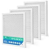 DR90 Replacement Filter for Honeywell DR90 DR120 & Santa Fe Advance 90 100 120 (50070171-002), 14x17.5x1.75 MERV 13 Pleated Media for Basement & Crawl Space Dust, 4-Pack