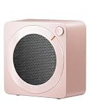 Gaiatop Mini Space Heater, Lightweight PTC Ceramic Fast Heating 500W Energy Efficient for Indoor Use, Overheating & 45° Tip-Over Protection, Portable Desk Electric Heaters for Office Home Pink