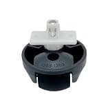 Replacement Caster Front Wheel Compatible for Roborock S7/ S5 Max/ S6 Pure/ S7 MaxV /S8+ Robot Vacuum Cleaner (Spare Part)(Black)