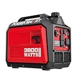 PowerSmart 3600-Watt Portable Inverter Generator, Quiet Technology, RV Ready 30A Outlet, Camping, Home use